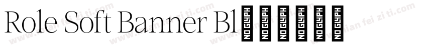 Role Soft Banner Bl字体转换